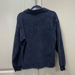 Polo Tna Blue Velour Long Sleeve  Shirt Size Small Photo 4