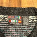 Paris sports club world wide sweater size large cottage core floral Gray Photo 2