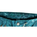 NEW Royal Premium Womens Turquoise Tie Dye Ankle Skinny Leg Jeans Blue Size 6 Photo 3