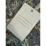 Mac Duggal  5533 Platinum Gold Embellished  Long Sleeve A-Line Gown Size 14 NWT Photo 4