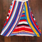 Tracy Reese x Anthropologie Multicolored Seaside Striped Midi Dress Size 10P Photo 8