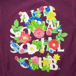 Anti Social Social Club Floral Hoodie Small Maroon Streetwear EUC Photo 3