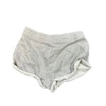 Gap vintage print Women's Small Gray Cotton Blend Drawstring Shorts With Rainbow Photo 6