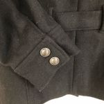 Me Jane  Black Wool blend zip Crop Jacket S Photo 6