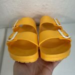 Birkenstock  Womens 10 Mens 8 Arizona Slide EVA Sandal Yellow Waterproof Plastic Photo 10