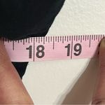 Merona Women’s Double Breasted Belted Trench Coat Size Small Black White Trim Photo 6