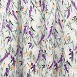 Bohme NWT Dress Flutter Sleeve Floral Midi Dress Slate Lavender Size Medium NEW Photo 7