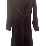 Sandro  dual-material long sleeved dress- size 2 Photo 10