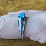 Sleeping Beauty Turquoise Sterling Silver Ring Size 9 Photo 2