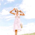 Anthropologie McGuire Cut Out Rose Garden Palizzi Sundress Sz 6 Photo 7