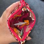 Vera Bradley  Pink Frill Clutch Vinyl bow shape Photo 4