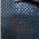 Vintage 60s/70s Black Mesh Handbag‎ w/ Tortoise Lucite Handles, Zip Top Photo 9