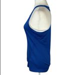 Nike  Blue & White Racerback Athletic Dri-Fit Tank Size M Photo 2