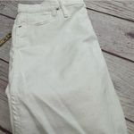 Madewell  Tall 10" High-Rise Skinny Jeans in Pure White Step-Hem Edition 34 Tall Photo 9