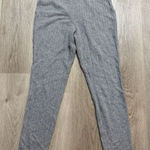 Theory  Womens Gray Zig‎ Zag Flat Front Skinny Leg Wool Blend Ankle Pants 28x26 Photo 0
