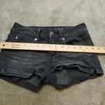 American Eagle  Outfitters AE Shortie Shorts Charcoal Black Size 2 Cotton Viscose Photo 4