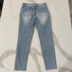 Wallflower Skinny High Rise Distressed Light Wash Denim Jeans Juniors Size 3 Blue Photo 3