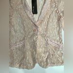 Allegra K  Lace Blazer - Light Pink Photo 2