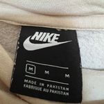 Nike Women's Tan Cropped Hoodie Sweater size medium Photo 2