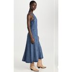 RE/DONE  Blue Mere denim Racer Tank Midi Dress Women's Sz M NWT $495 Photo 2