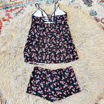 Cherry Print Swimsuit set size XL Black Photo 3