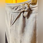 Elevenses Anthropologie  Wide Leg Linen Denim Blend Pants Size 2 Photo 3