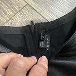 Theory black lamb leather sheath dress size 2 mob wife minimalist quiet luxury Photo 4