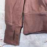 Nike  Mauve Zipper Yoga Full Zip Hoodie Women xs asymmetrical zip pockets hood Photo 1