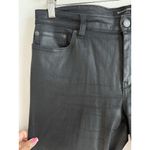 Banana Republic  Mid Rise Black Coated Denim Jeans Skinny Fit Women’s Size 29/8R‎ Photo 4