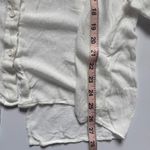 Michael Lauren  White Button-Up Shirt Criss Cross Back Size Large NWOT Photo 5