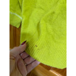 Veronica Beard Green Cashmere Whipstitch Raglan Sweater Women’s XS Flaw Photo 2