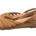 Eric Michael  Elva Strappy Minimalist Leather Espadrille Sandals Size 37 US 6.5 7 Photo 3