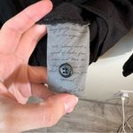 ✨ Raquel Allegra Women’s Black Asymmetrical Button Long Sleeve Top Small Black Photo 8