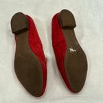 Vince Camuto  Red Suede Shoes sz 7.5 VP Melley Pointed Toe Flats Photo 3