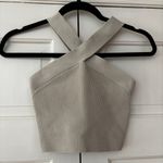 Babaton Criss Cross Sculpt Knit Aritzia Cropped Tank Top‎ Size XS Photo 3