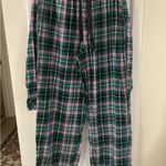 Victoria's Secret Teal and Pink Plaid pajama set Photo 3