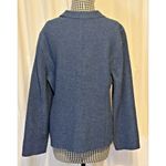 Valerie Stevens  Wool Blend Blue Jacket Cardigan Blazer Womens Size  14 Photo 1