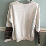 Forever 21 White Crewneck Sweater Photo 1