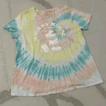 Disney  Mickey Mouse Pastel Tie Dye Women’s Size 14/16 Short Sleeve T Shirt Photo 0