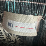 Anthropologie HEI HEI Size S Pants Byrd teal patterned pull on  elastic waist Photo 4