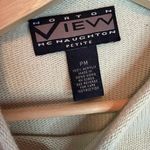 Green and white womens Norton View Mcnaughton snowflake holiday sweater petite M Size undefined Photo 2