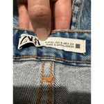 ZARA Light Wash Cut Off High Waist Denim Short Shorts 0 Photo 2