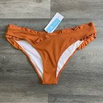Cupshe Ruffle Bikini Bottom NEW Rustic Copper Large Vacation Beach Photo 1