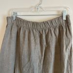 Bryn Walker [] 100% Linen Tan Khaki Skirt- Size Large Photo 3