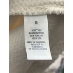 Aerie Womens Dream Sherpa Quarter Zip Sweatshirt in Ivory Size Medium Photo 6