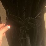 ZARA ✨ Velvet Long Sleeve Swing Sz Small Black Dress✨ Photo 10