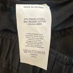 Quince  Drapey Twill Tapered Trouser in True Black Size 4 NWOT Photo 8