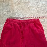 Gap  Mid Rise Linen-Blend Pull-On Wide-Leg Pants Medium Raspberry Pink Photo 8