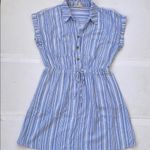 Pink republic Blue and White Striped Mini Dress Small Photo 8