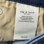 Rag and Bone  Size 24 Cate Mid-Rise Skinny Topaz Medium Blue Slim Fit Ankle Jeans Photo 13